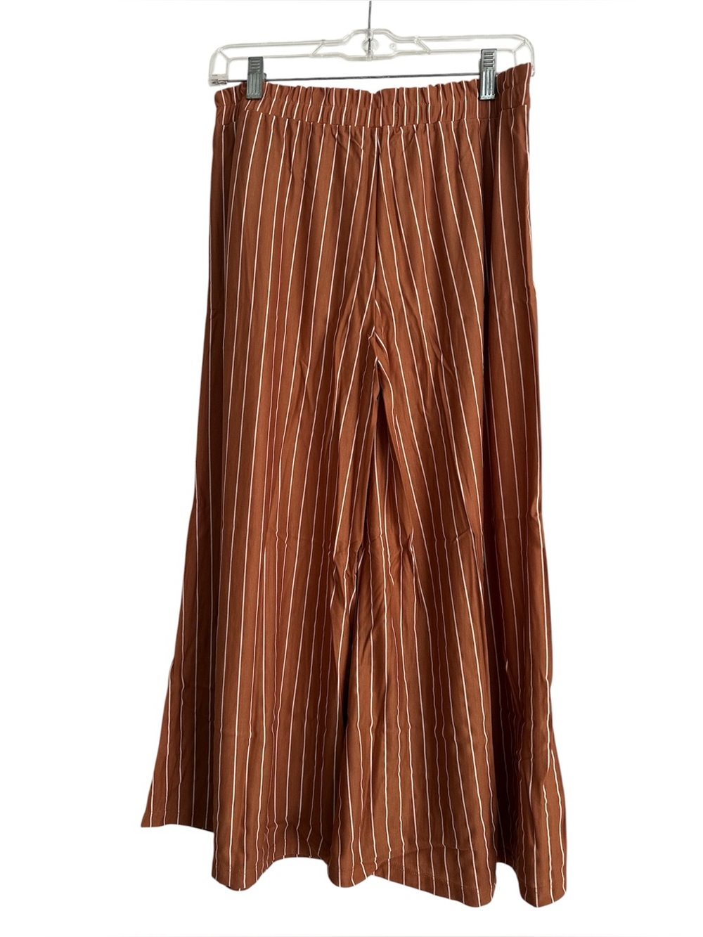 Carly Jean Los Angeles Wide Leg Pants in Rust NIP - Picture 2 of 4